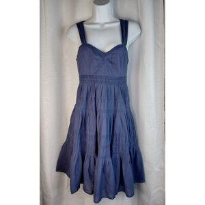 Maeve by Anthropology Purple Empire Waist Sundress